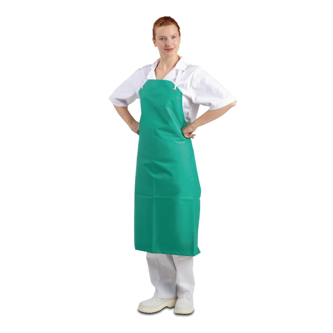 A590 Whites Heavy Duty Waterproof Apron  Green