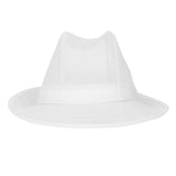 A653-L Trilby Hat with Net Snood White