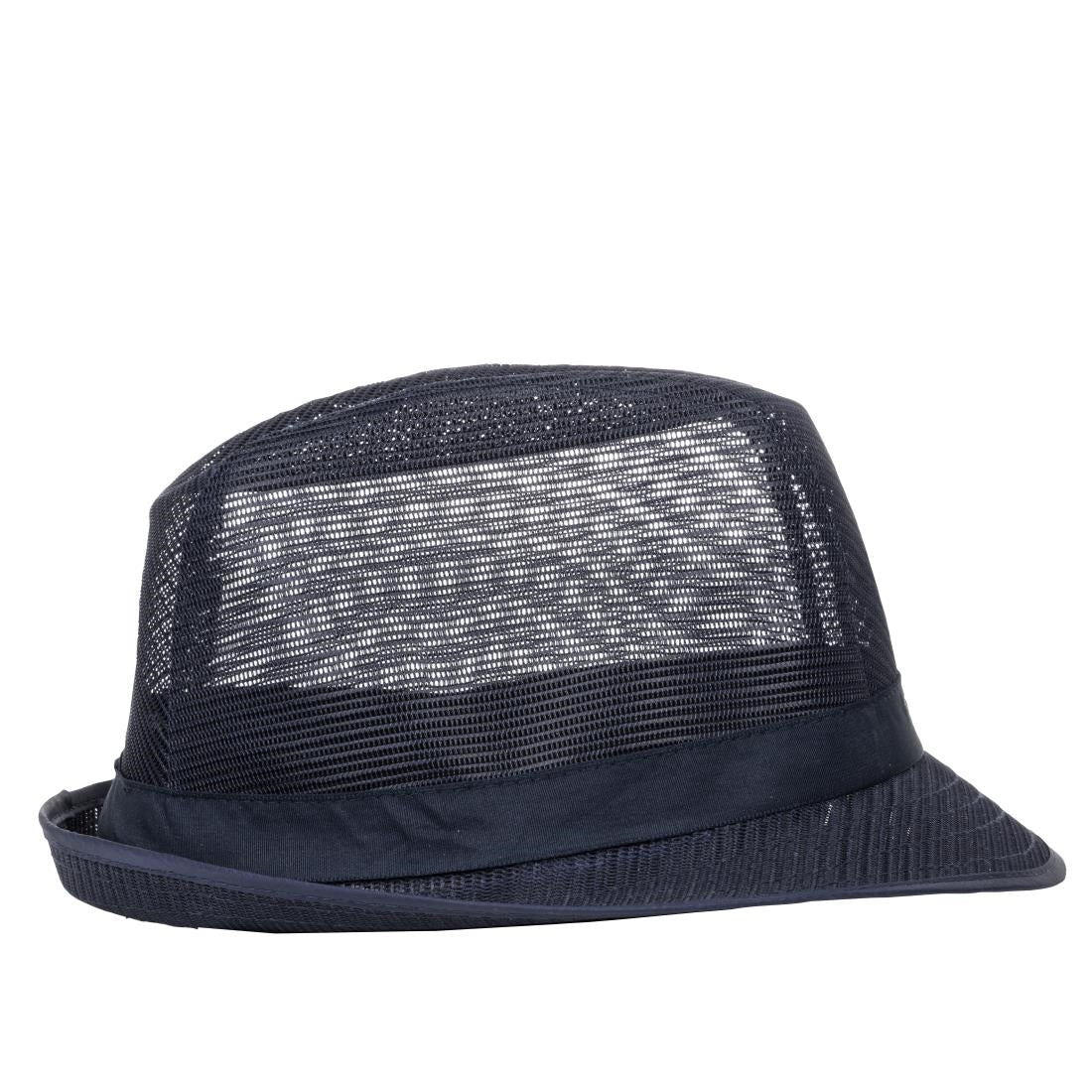 A654-M Trilby Hat with Snood Navy Blue M