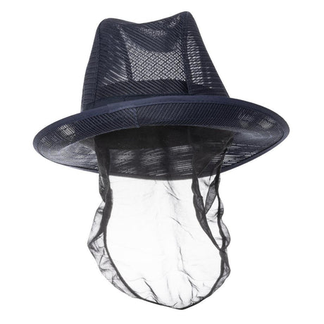 A654 Trilby Hat with Snood Navy Blue - JD Catering Equipment Solutions Ltd