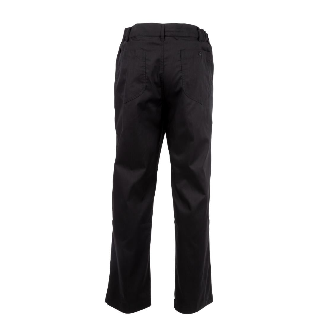 A674-S Chef Works Unisex Professional Series Chefs Trousers Black Herringbone S