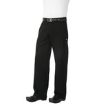 A674-S Chef Works Unisex Professional Series Chefs Trousers Black Herringbone S