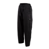 A695-XS Chef Works Unisex Better Built Baggy Chefs Trousers Black XS