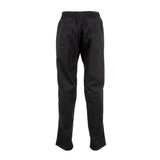 A695-XS Chef Works Unisex Better Built Baggy Chefs Trousers Black XS