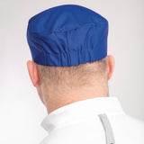 A706 Whites Chefs Skull Cap Royal Blue