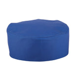 A706 Whites Chefs Skull Cap Royal Blue