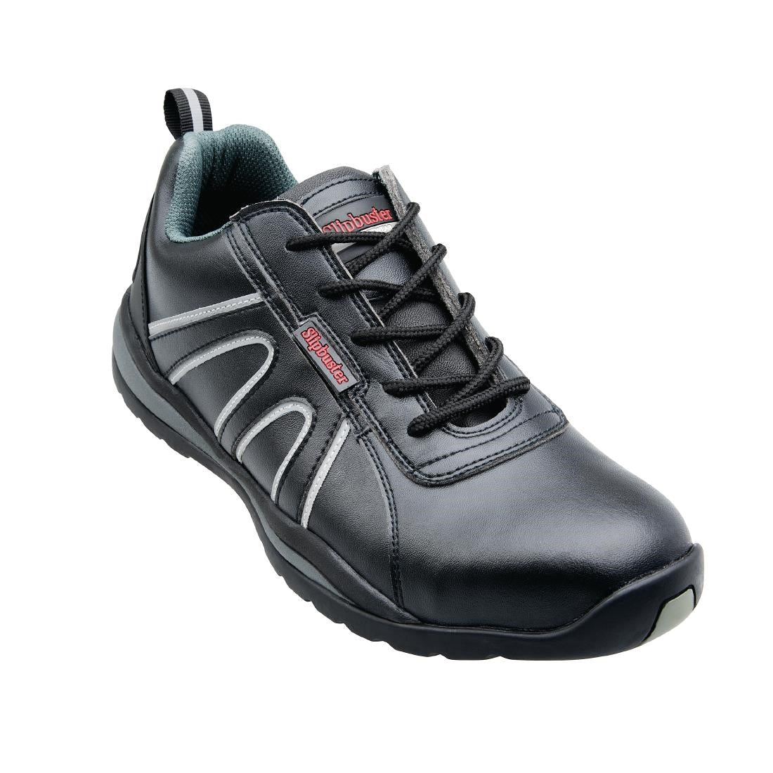 Slipbuster Slimline Safety Trainers Black 46 | A708-46