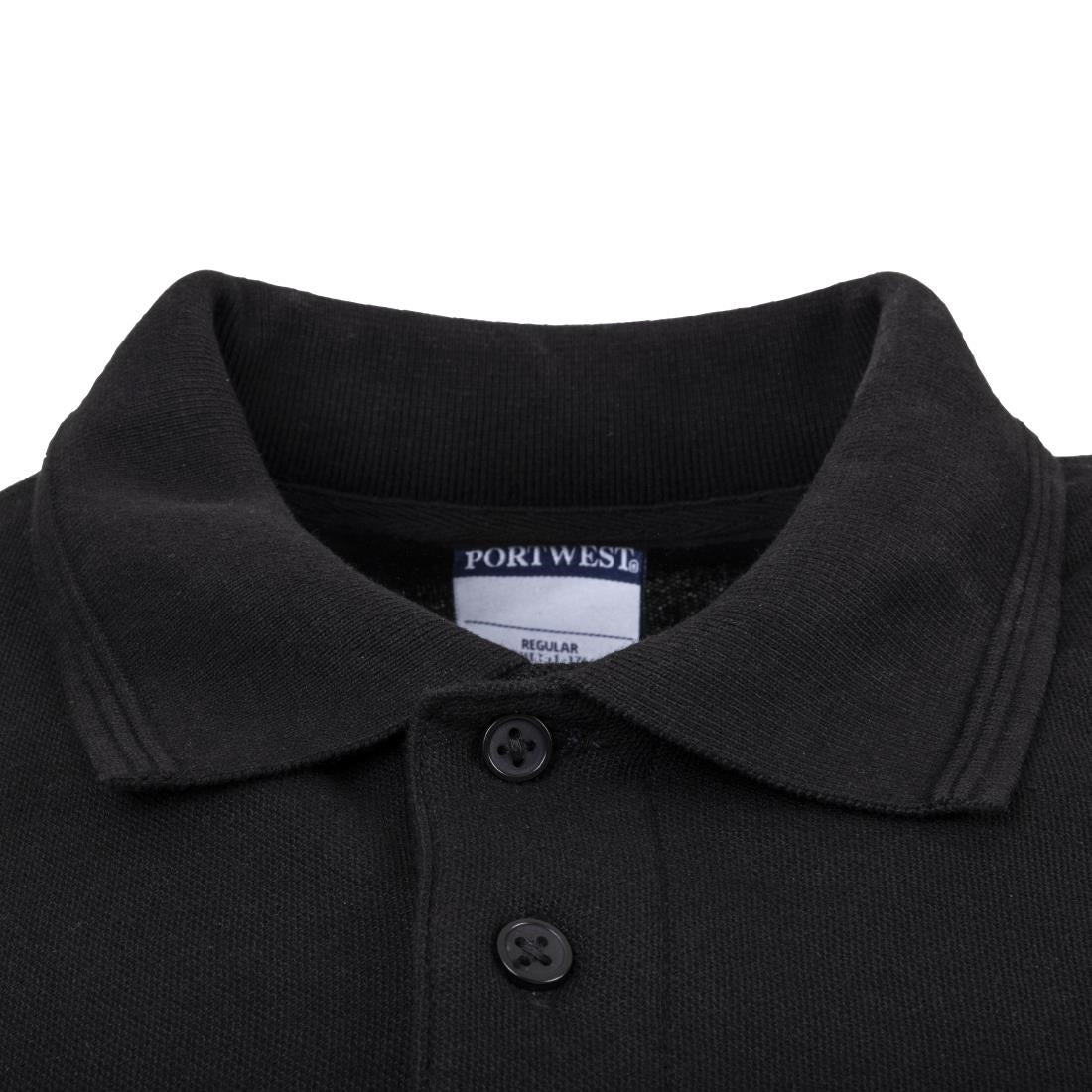 Polo Shirt Black 2XL