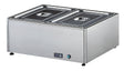 Sammic Tabletop bain marie BMS-211 - 2 x GN 1/1 - 700 x 580 x 300 mm - 230/50-60/1