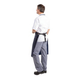 A896 Whites Light Duty Waterproof Bib Apron Blue