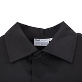 A913-M Chef Works Unisex Cool Vent Chefs Shirt Black M