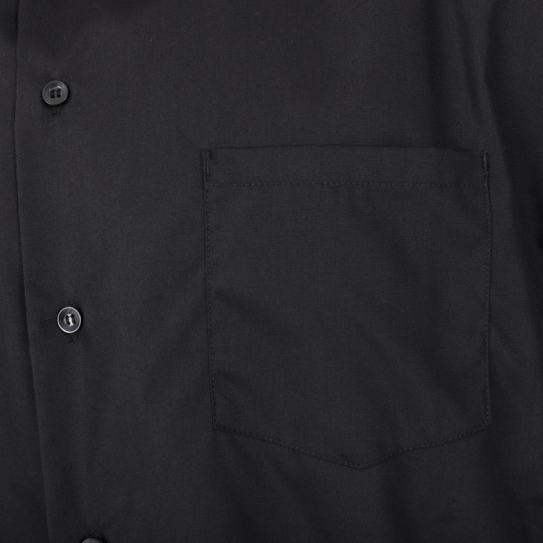 Chef Works Unisex Cool Vent Chefs Shirt Black 2XL | A913-XXL