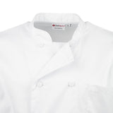 A914-XL Chefs Works Montreal Cool Vent Unisex Short Sleeve Chefs Jacket White XL