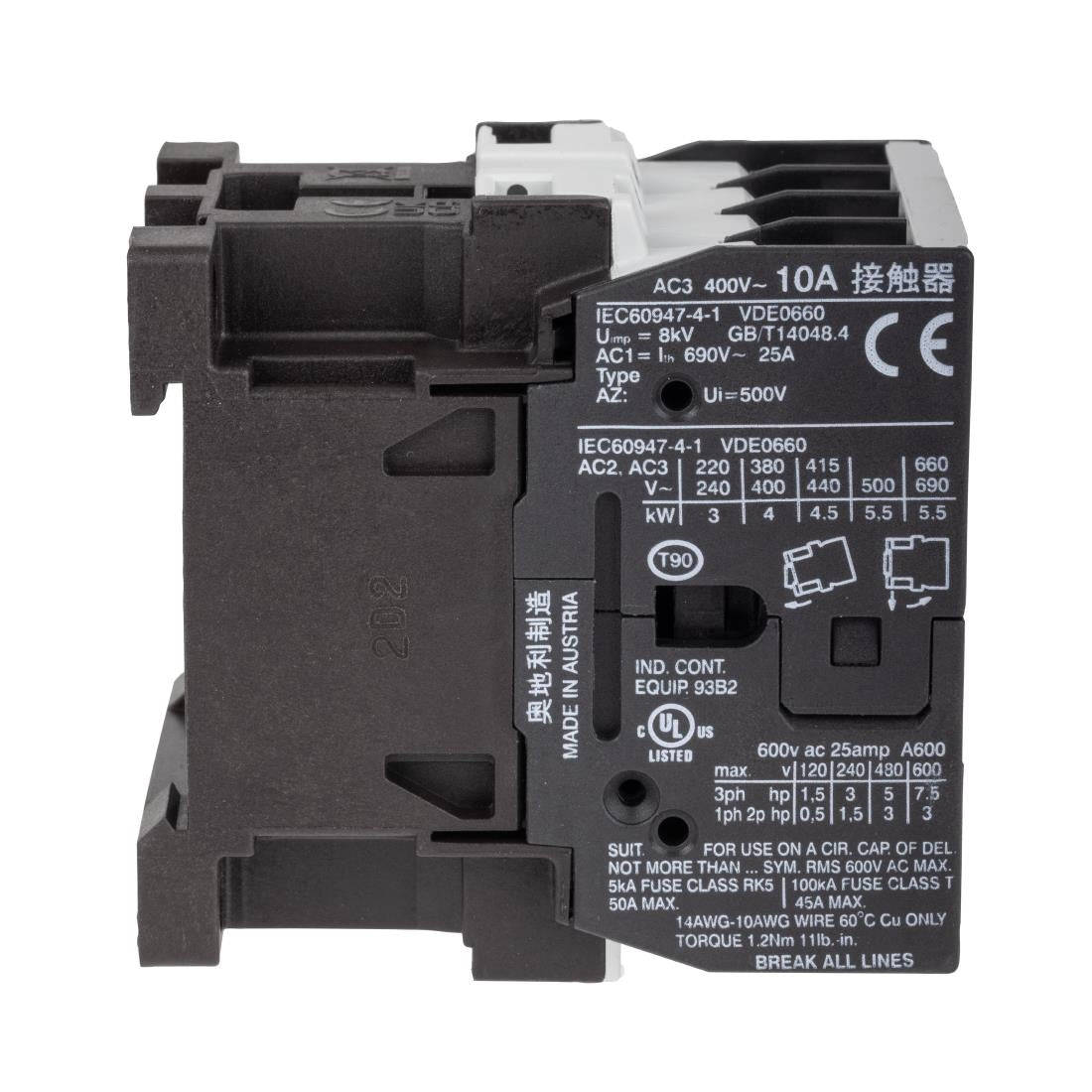 AP161 Buffalo Contactor 4 Poles