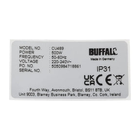 AP475 Buffalo Type Label - JD Catering Equipment Solutions Ltd