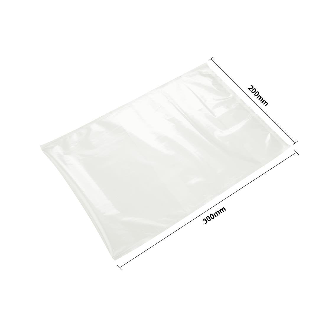 AT101 Vogue Compostable Chamber Vacuum Pack Bags 200x300mm (Pack of 100)