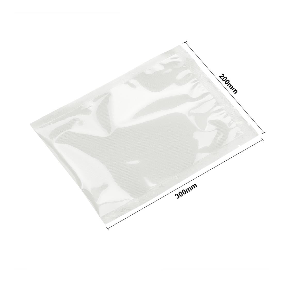 AT105 Vogue Compostable Embossed Vacuum Sealer Bags 200x300mm (Pack of 50)