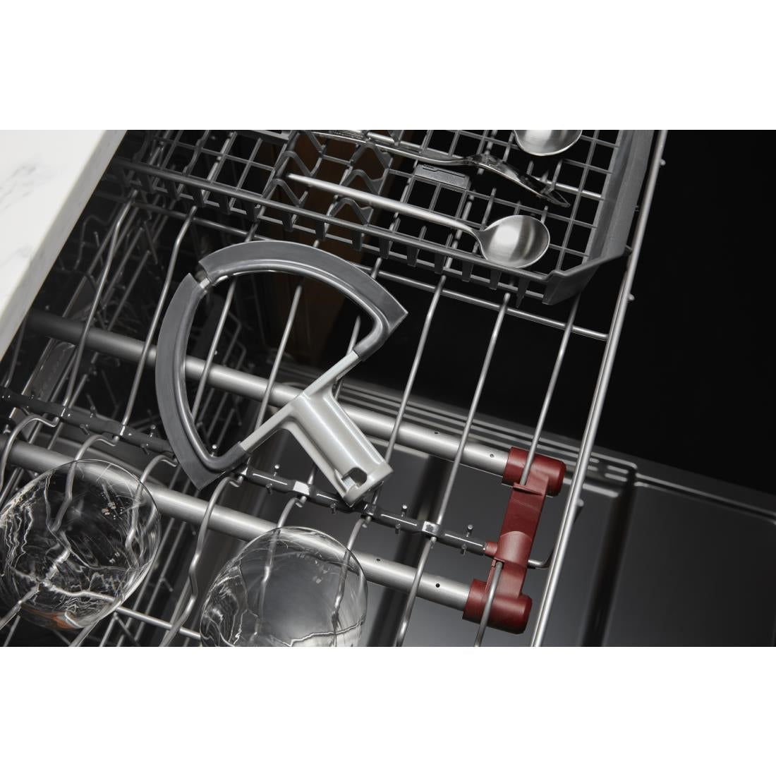 AT340 KitchenAid Silver-Coated Double Flex Edge Beater 5KDF7B