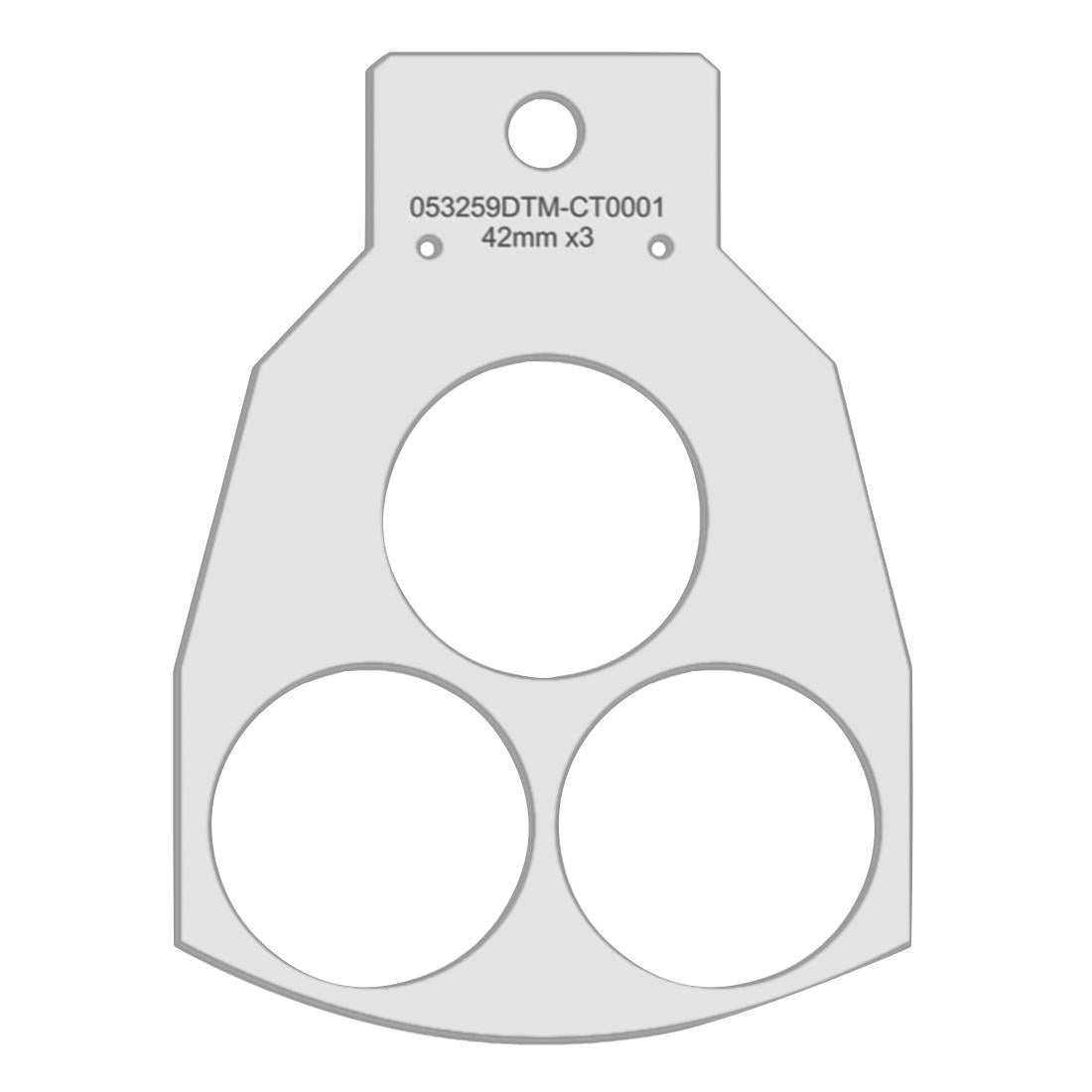 AT729 Eddie Carousel Tray 42mm 3 Circles (Pack of 12)