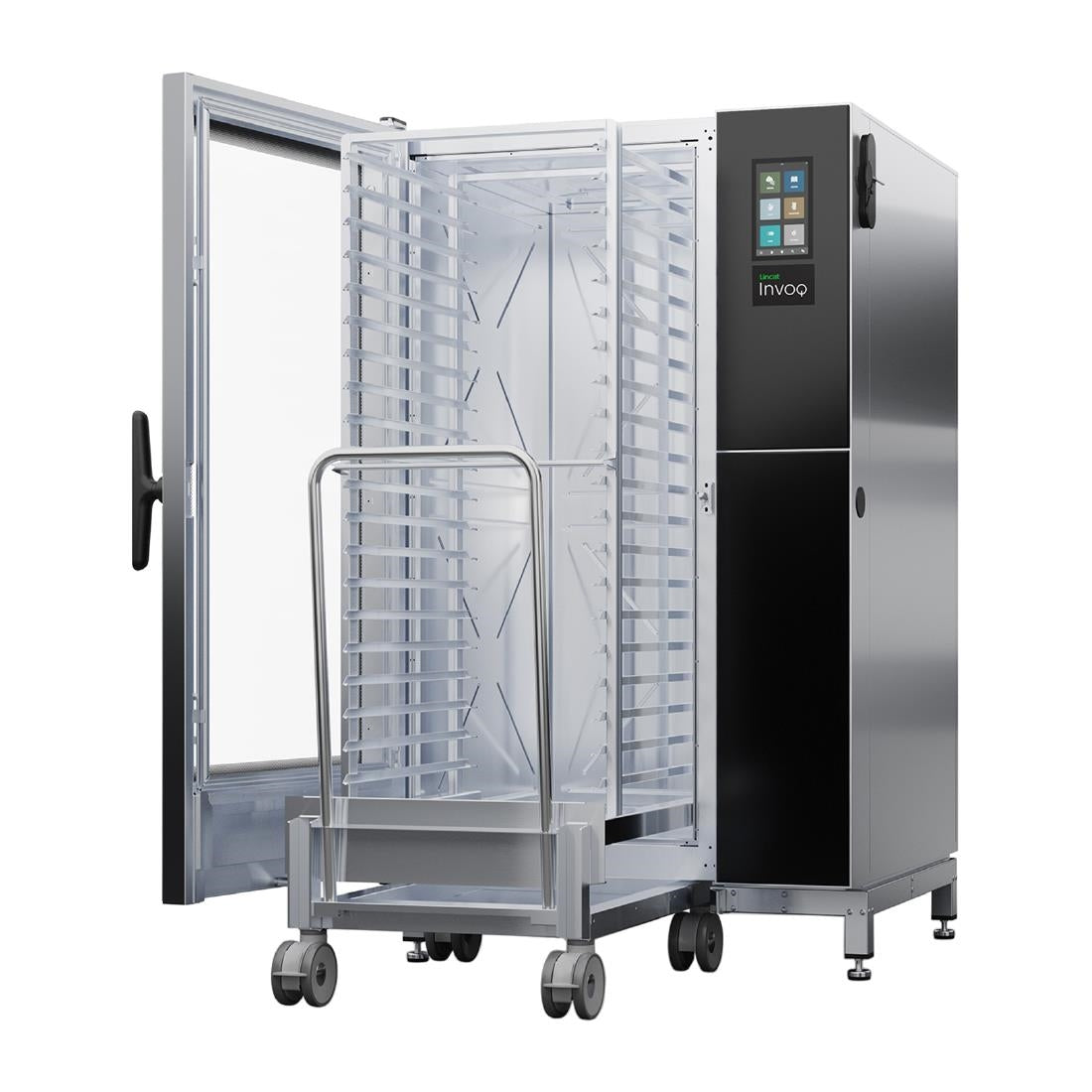 AT828 Lincat Invoq Roll-in Trolley 20-1/1 GN 85mm 15 Trays U-shaped