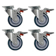 Buffalo 4" Braked Castor (4 Pack)