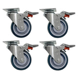 Buffalo 4" Braked Castor (4 Pack)