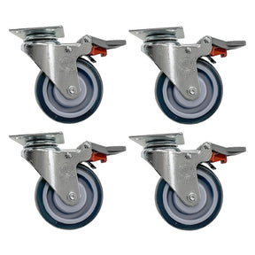 Buffalo 4" Braked Castor (4 Pack)