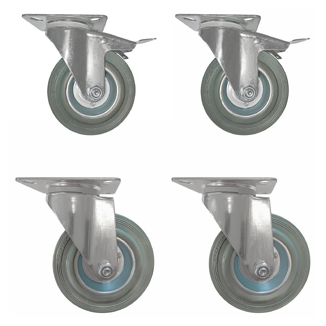 Buffalo 700 Series Complete Castors (Set of 4)