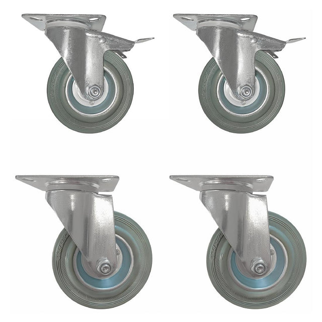 Buffalo 700 Series Complete Castors (Set of 4)