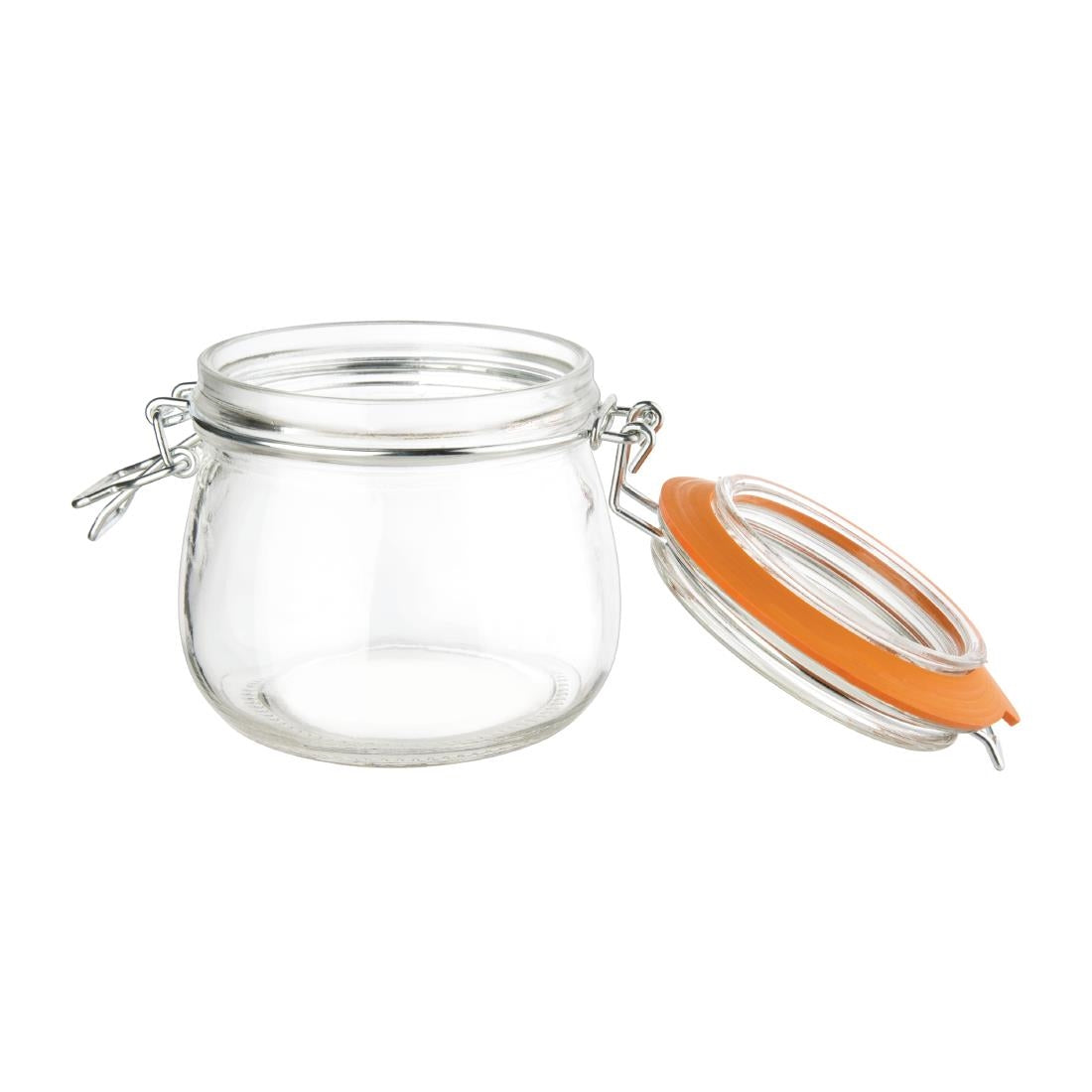 (available 08/01/24) P490 Vogue Clip Top Preserve Jar 500ml JD Catering Equipment Solutions Ltd
