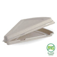BioCane Pizza Slice - Natural - 28x16x4cm (9") - 250/carton - natural - BioPak commercial catering consumable