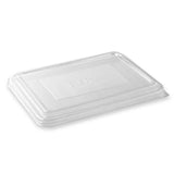RPET Takeaway Lid 2&3-Compartment - 500/ctn - natural - BioPak commercial catering consumable