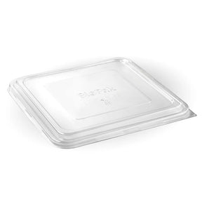 RPET Takeaway Lid 3,4&5-Compartment - Large - 300/ctn - clear - BioPak commercial catering consumable