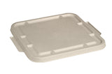 BioCane Takeaway Lid 3,4&5-Compartment - Natural - Large - No-Added PFAS - 300/ctn - - BioPak commercial catering consumable