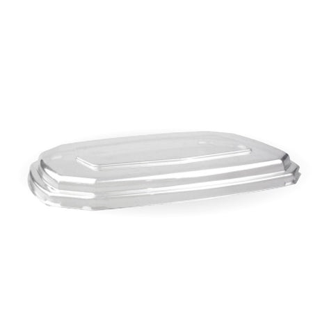 Octa RPET Takeaway Lid - Clear - 600&950ml - 400/ctn - clear - BioPak commercial catering consumable