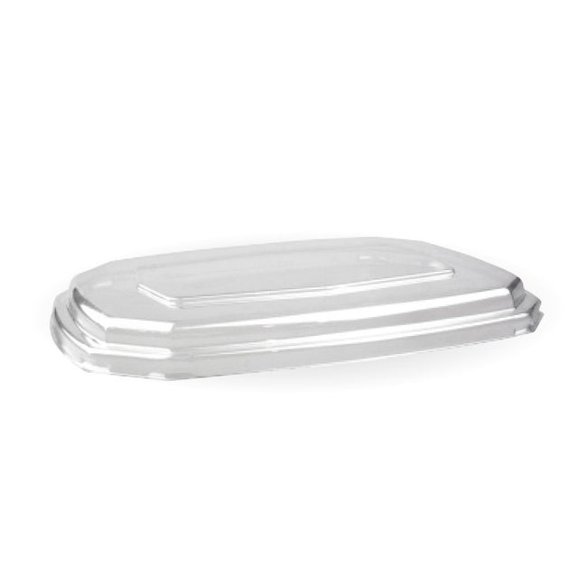 Octa RPET Takeaway Lid - Clear - 600&950ml - 400/ctn - clear - BioPak commercial catering consumable