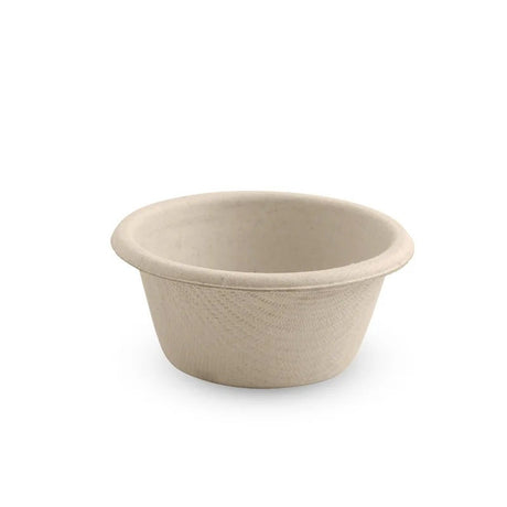 BioCane Sauce BioCup - Natural - 30ml - 1000/ctn - natural - BioPak commercial catering consumable