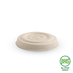 BioCane Sauce BioCup Lid - Natural - No-Added PFAS - 30ml - 1000/ctn - - BioPak commercial catering consumable