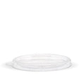 PET Sauce Cup Lid - Clear - 60ml - 1000/ctn - clear - BioPak commercial catering consumable