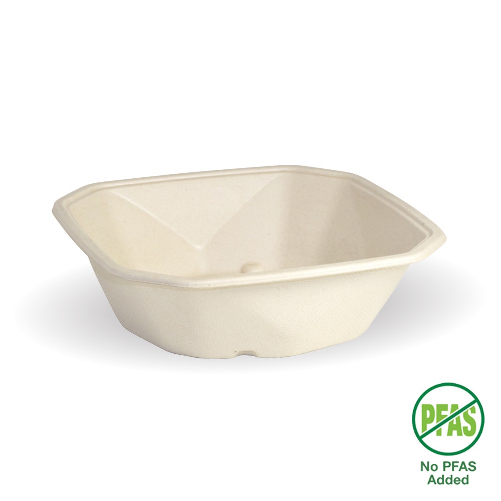 Octa BioCane Takeaway Base - Natural - No-Added PFAS - 750ml - 400/ctn - - BioPak commercial catering consumable