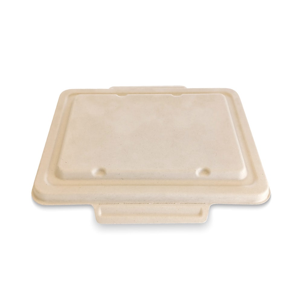 BioCane Taco Lid - Natural - 400/ctn - natural - BioPak commercial catering consumable