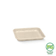 BioCane Produce Tray - Natural - No-Added PFAS - 19x14x2cm / 7"x5 - 1 - BioPak commercial catering consumable