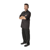 Chefs Works Montreal Unisex Chef Jacket Black 2XL