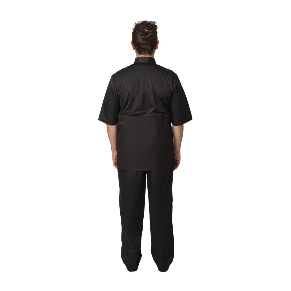 Chefs Works Montreal Unisex Chef Jacket Black 2XL