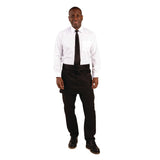 SA844 Whites Waist Apron Polycotton Black - 750x373mm - B131 (Pack 5)