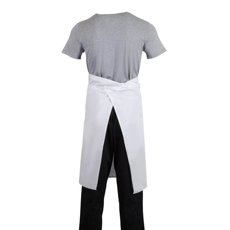 B132 Regular Bistro Apron White - JD Catering Equipment Solutions Ltd