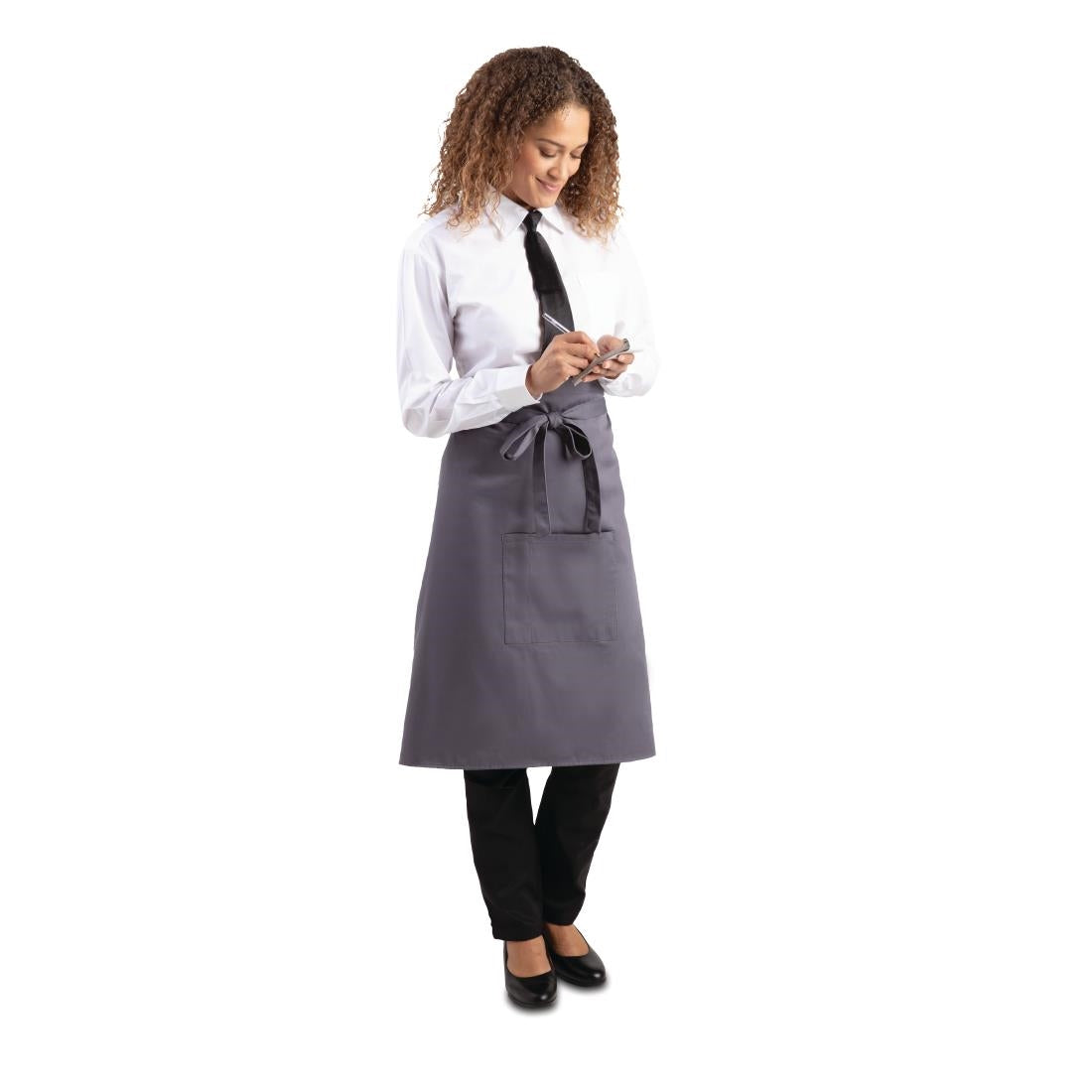 B158 Whites Regular Bistro Apron