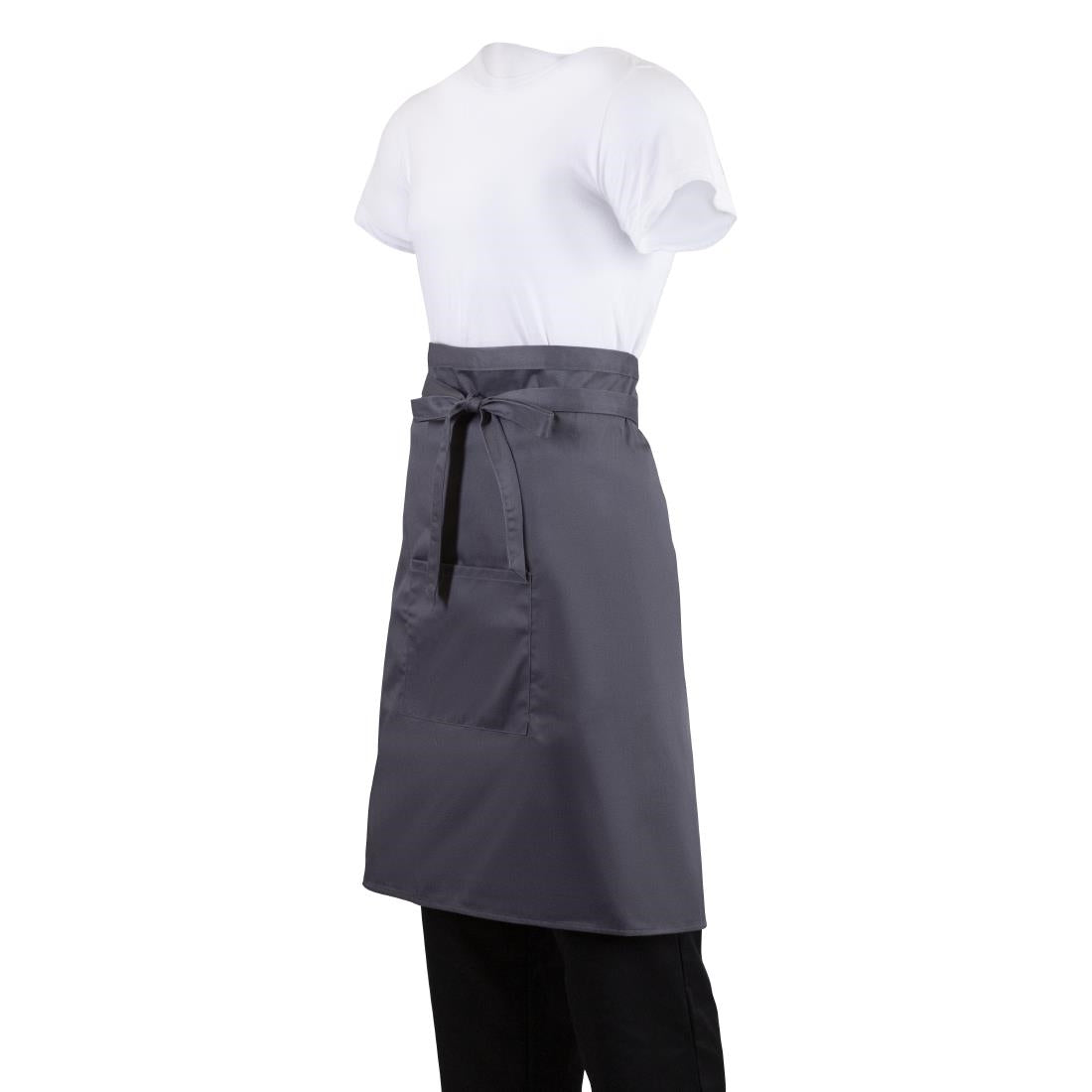 B158 Whites Regular Bistro Apron