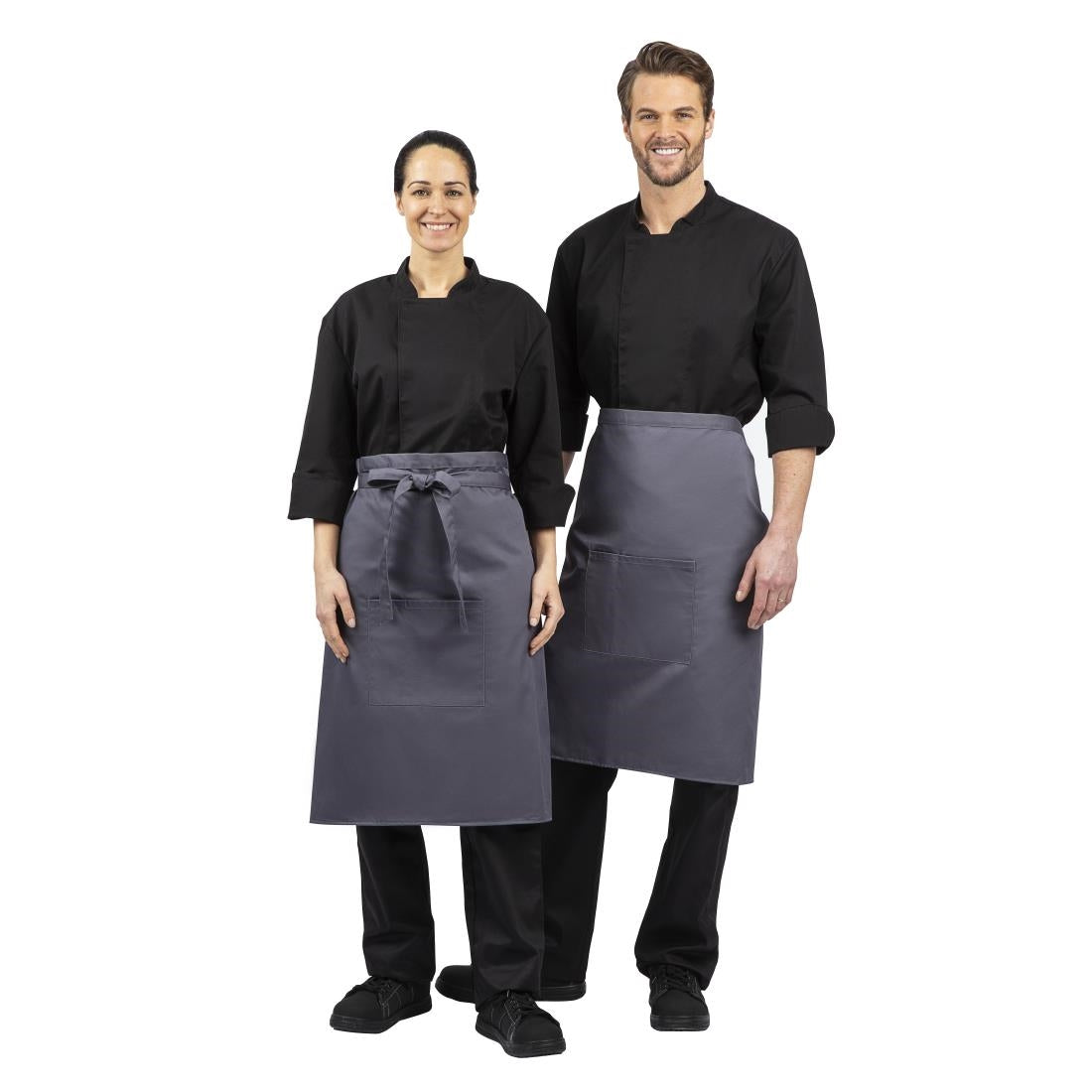 B158 Whites Regular Bistro Apron