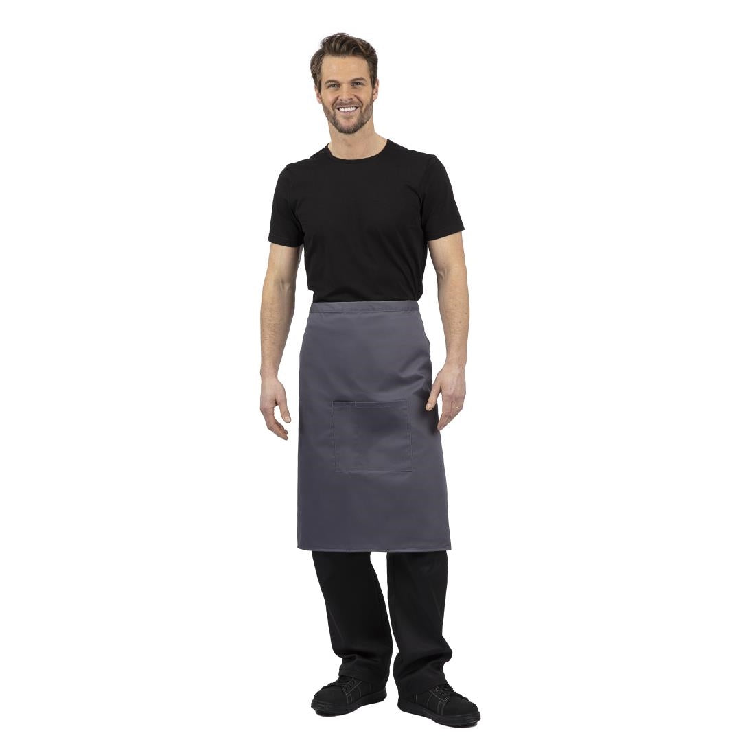 B158 Whites Regular Bistro Apron